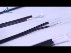 Dostosowany zewnętrzny kabel FTTH Drop G657A1 G657A2 Typ Kolor czarny