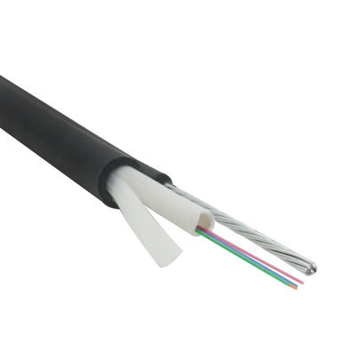 GJYXC8H Zewnętrzny kabel światłowodowy 8 FRP Siła G.652D LSZH 12-rdzeniowy pojedynczy tryb