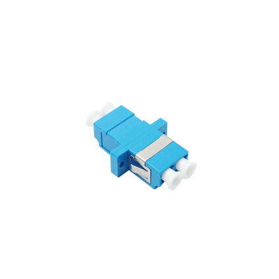 Adapter światłowodowy FTTH LC Duplex z kołnierzem z brązowej tulei