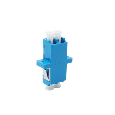 Adapter światłowodowy FTTH LC Duplex z kołnierzem z brązowej tulei