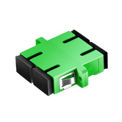 Jednomodowy dupleksowy adapter światłowodowy SC UPC APC Kolor zielony