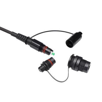 Wstępnie łączony kabel Optitap Drop, hartowany, jednomodowy o długości 50 stóp i 100 stóp