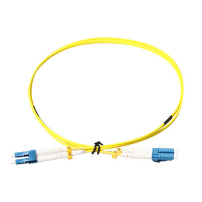 3-metrowy zewnętrzny kabel krosowy LC LC w kolorze żółtym do CATV LAN MAN