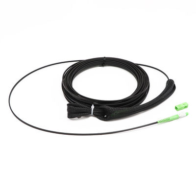 Sc Upc Sc APC Światłowodowy kabel połączeniowy, kabel upuszczający 1 rdzeń G657b3 z ciągnącym okiem