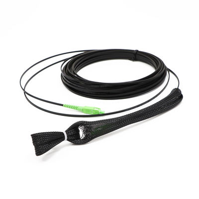 Sc Upc Sc APC Światłowodowy kabel połączeniowy, kabel upuszczający 1 rdzeń G657b3 z ciągnącym okiem