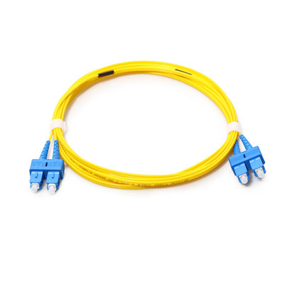 Patchcord światłowodowy żółty 3m FC SC LC ST APC UPC Single Mode