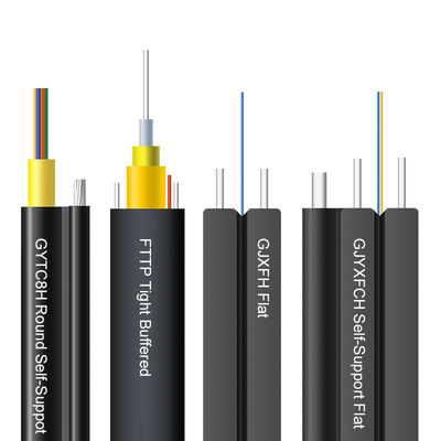 Fabrycznie bezpłatna próbka 1,2,4-rdzeniowego kabla światłowodowego FTTH
