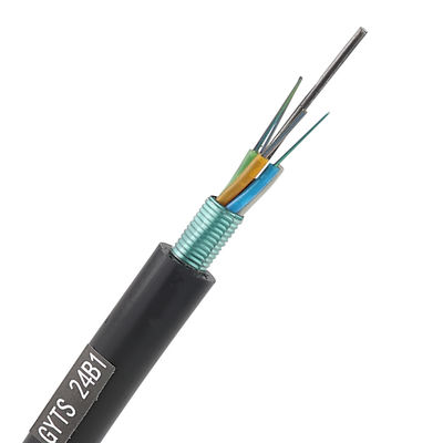 12 ~ 288 rdzeni Opancerzony kabel światłowodowy Zewnętrzny kabel światłowodowy GYTS
