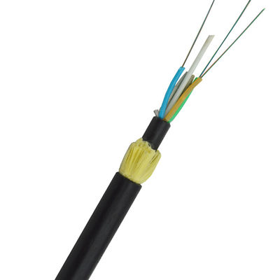 Kable światłowodowe Adss 2 4 8 24 48 96 Rdzeń 12 Włókno G652D Jednomodowy antenowy ciemny kabel światłowodowy ADSS Outdoor