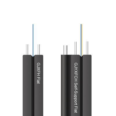 GJXFH 1 2 4 Rdzeń ftth drop cable G652d G657A1 G657A2 SM Wewnętrzny kabel światłowodowy