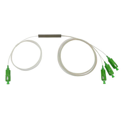 G657A1 Rozdzielacz światłowodowy FTTH 1x2, rozdzielacz Mini PLC SC APC 0,9 ​​mm