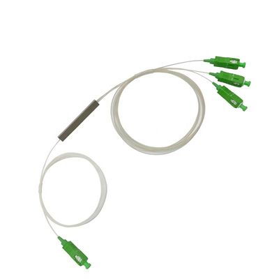 G657A1 Rozdzielacz światłowodowy FTTH 1x2, rozdzielacz Mini PLC SC APC 0,9 ​​mm