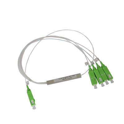 Rozdzielacz optyczny Fiber PLC 1x4, rozdzielacz rur stalowych SC APC Micro