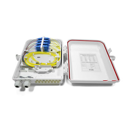 FTTH 16-rdzeniowa skrzynka rozdzielcza, plastikowa skrzynka światłowodowa IP66 Wodoodporna