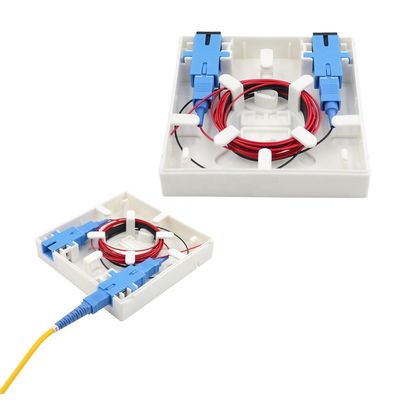 2-rdzeniowa skrzynka zaciskowa światłowodowa 86 typu dla sieci FTTH FTTB FTTX