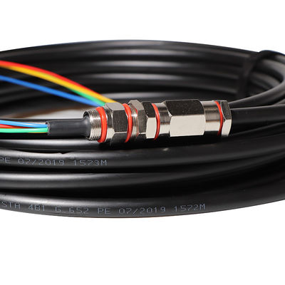 24-rdzeniowy 36-rdzeniowy opancerzony kabel światłowodowy, zewnętrzny wodoodporny kabel krosowy typu pigtail