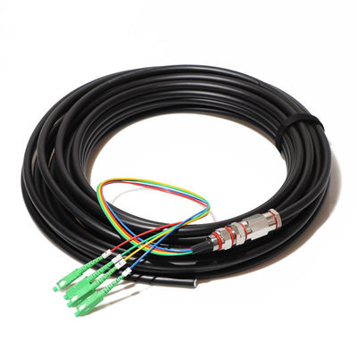 24-rdzeniowy 36-rdzeniowy opancerzony kabel światłowodowy, zewnętrzny wodoodporny kabel krosowy typu pigtail