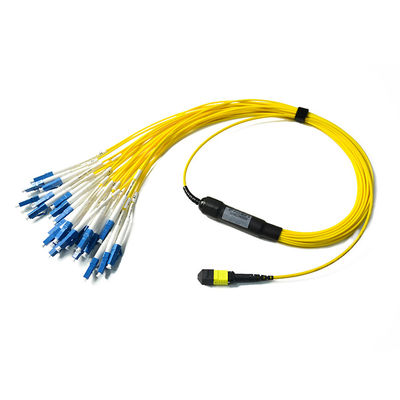 8-rdzeniowy 12-rdzeniowy kabel światłowodowy Patchcord męski żeński Fanout Breakout MPO MTP do LC