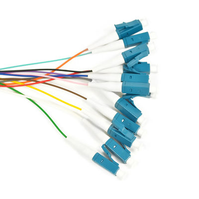 Dostosowany 12-rdzeniowy kabel światłowodowy MPO 0,9 mm Jednomodowy 1M Fanout