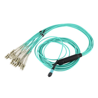 Dostosowany wentylator MPO LC Breakout Cable 8 Core do centrum danych