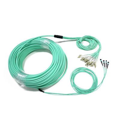 Dostosowany wentylator MPO LC Breakout Cable 8 Core do centrum danych