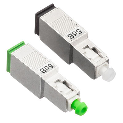 Tłumik światłowodowy Simplex 2,0 mm, tłumik 5db SC APC z metalowym tworzywem sztucznym