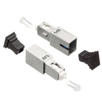 Tłumik światłowodowy Simplex 2,0 mm, tłumik 5db SC APC z metalowym tworzywem sztucznym