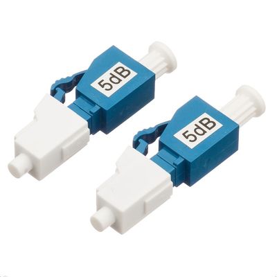 Tłumik światłowodowy Simplex SM 5dB LC UPC typu męskiego na żeński