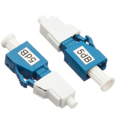 Tłumik światłowodowy Simplex SM 5dB LC UPC typu męskiego na żeński