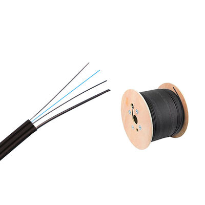 Zewnętrzny 2-rdzeniowy kabel światłowodowy FTTH z elementem wzmacniającym FRP