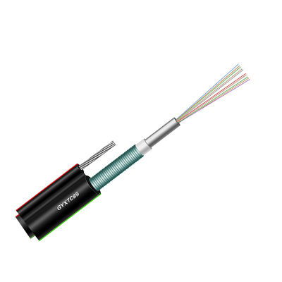 Dostosowany kabel pancerny z drutu stalowego, kabel światłowodowy 4-rdzeniowy z osłoną PE