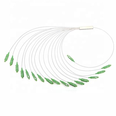 Rozdzielacz optyczny Fiber PLC 1x4, rozdzielacz rur stalowych SC APC Micro