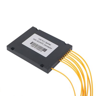 1 × 8 ABS Box PLC Splitter ze złączem 8-stykowym G657A1 Typ włókna