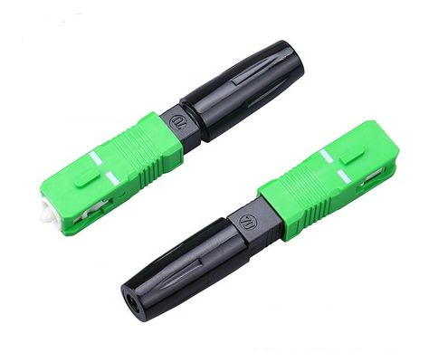 Customized Fiber Optic Fast Connector SC APC With Simplex Duplex Cable Type