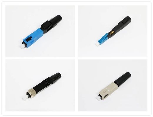 Customized Fiber Optic Fast Connector SC APC With Simplex Duplex Cable Type