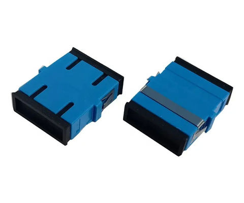 Adapter światłowodowy SC UPC SM SX z niebieskim tworzywem sztucznym