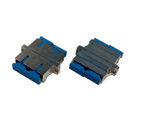 Adapter światłowodowy SC UPC SM SX z niebieskim tworzywem sztucznym