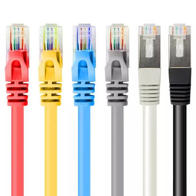 Kabel krosowy Sftp Twist Pairs Ethernet Rj45 Cat5 Cat7 Cat6 do komunikacji