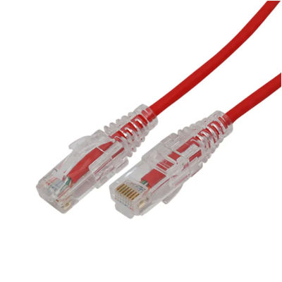 Dostosowany kabel krosowy Ethernet Cat6A, cienki kabel krosowy S FTP o długości 5 m i 1 m