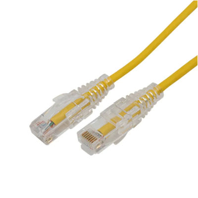 Dostosowany kabel krosowy Ethernet Cat6A, cienki kabel krosowy S FTP o długości 5 m i 1 m