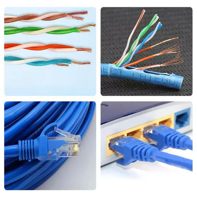 Dostosowany kabel krosowy Ethernet Cat6A, cienki kabel krosowy S FTP o długości 5 m i 1 m