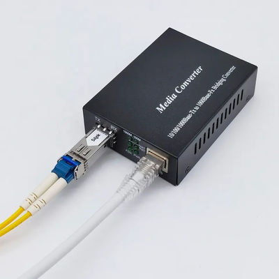 Gigabitowy konwerter mediów światłowodowych 1000base Tx na 1000base Fx