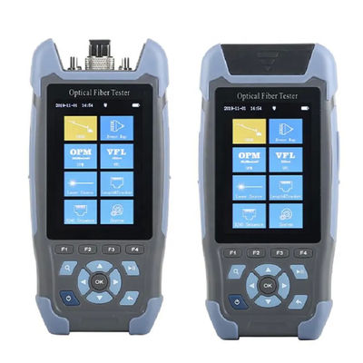 Sprzęt do testowania światłowodów Mini OTDR, reflektometr światłowodowy 12 w 1 z ekranem dotykowym