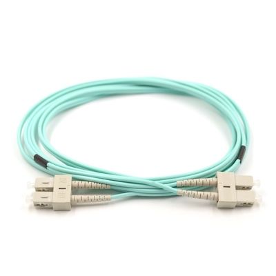 OM3 Zestaw kabli włóknistego Jumpery lub patchcords z włókna optycznego 5,0 mm