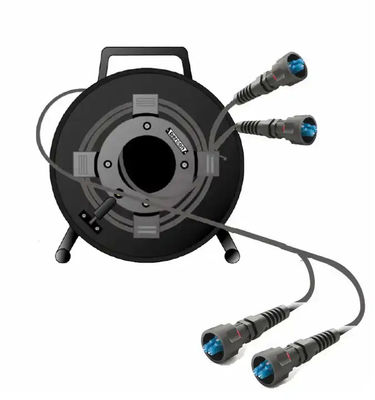 PC Plastic PCD380 Rozmieszczalny Tactical Fiber Optic Cable Roller Niepokrywalny Pusty Cable Drum Reel