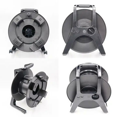 Czarne rolety kablowe zewnętrzne 300M 250M 200M 150M 100m LC do LC Fiber Patch Cord Extension Cable Reel
